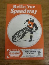 25/05/1968 Speedway Programme