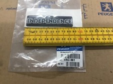 Genuine Peugeot 106 independence GEL  badge  Logo Emblem vac861  90 x 25mm