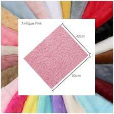 Faux Fur Fabric Fat Squares