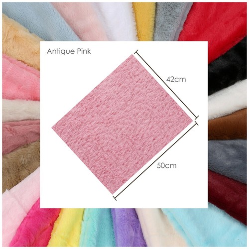 Faux fur fabric fat squares - faux,