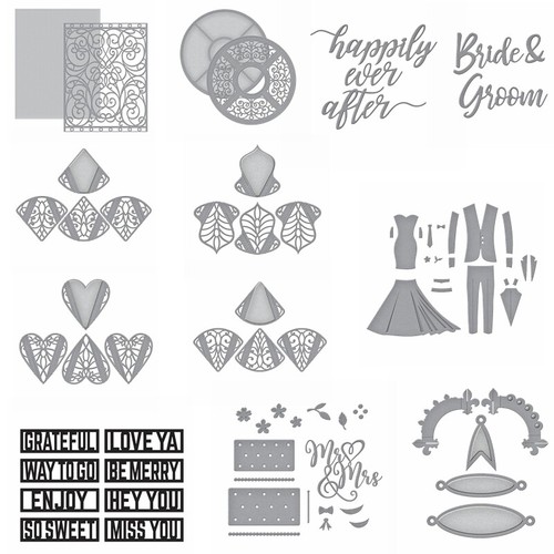 Wedding love frames metal - wedding,