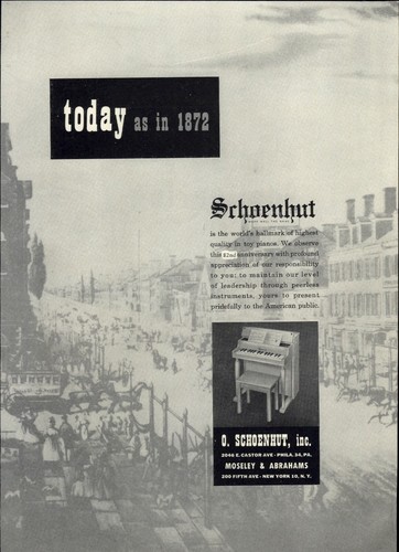 1954 paper schoenhut - paper,