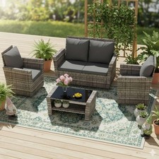Piece rattan garden - 4,