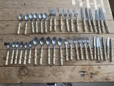 Vintage Stainless Steel Bamboo
