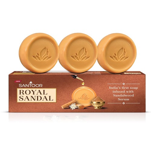Santoor royal sandal soap - sandal, |