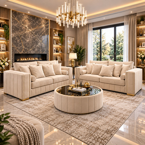 Sofa set 5 seater - 5,