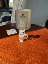 Cat Sitting Swarovski 1991