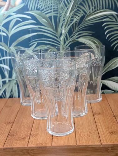 Coca cola clear glasses 16oz - coca-cola,