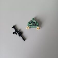 LEGO® Endor Rebel Beard Commando Minifigure Torso And Rifle Rare Official x1