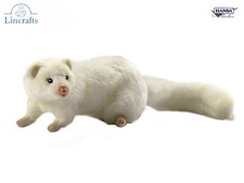 Hansa white ferret plush - hansa,