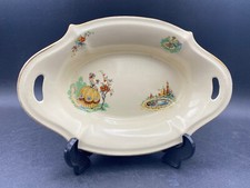 Dish Royal Staffordshire Pottery A.J.Wilkinson Honeyglaze Vintage Display or Use