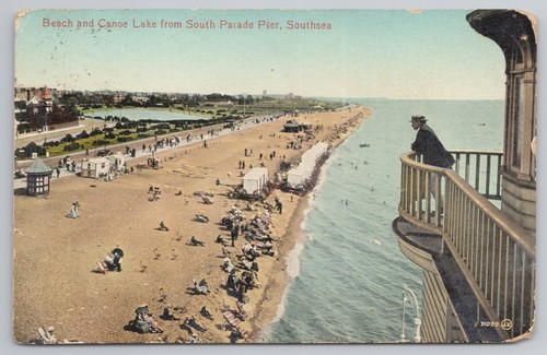 Southsea beach and canoe - southsea,