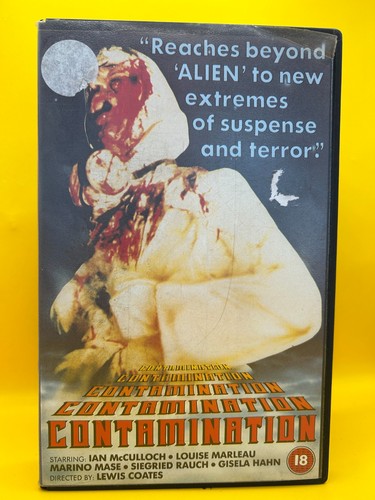 Contamination rental vhs - contamination, ex-rental