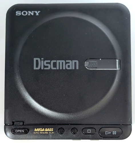 Sony discman mega bass - d-22, cd