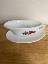 Pyrex Vintage June Rose Milk