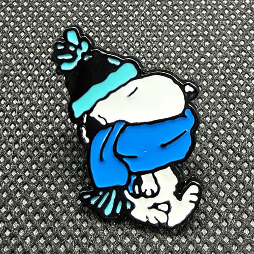 Snoopy blue scarf - blue, hat