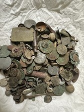 Mix Old Coins and Buttons