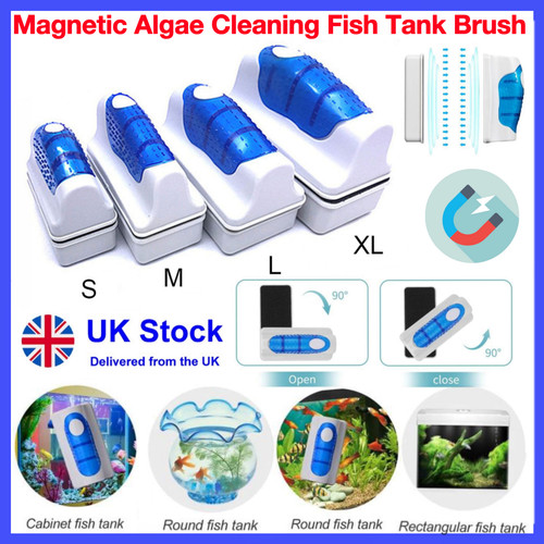 Magnetic fish tank brush - magnetic,