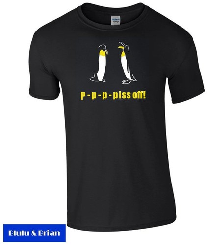 Rude penguin shirt - rude, t-shirt