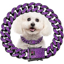 Pet Dog Collar Chain Metal