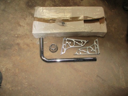 Low level flush kit chrome - low,