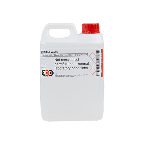 Distilled water litre - distilled, 2.5