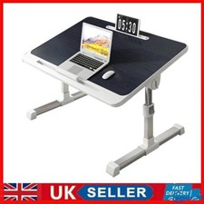 Folding Laptop Table Bed Tray Sofa Lap Desk Notebook Stand Adjustable Height NEW
