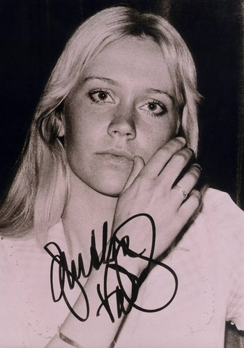 Agnetha faltskog signed - faltskog, (abba)