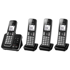 Panasonic KX-TGD62 Cordless Home Phone DECT Office Use Answer Machine Handsets