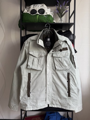 Star raw rovic overshirt - g, l/s