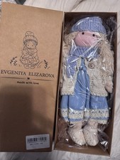 Textile Felt Doll With Knitted