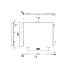 FITS MAHLE AC 460 000S AIR