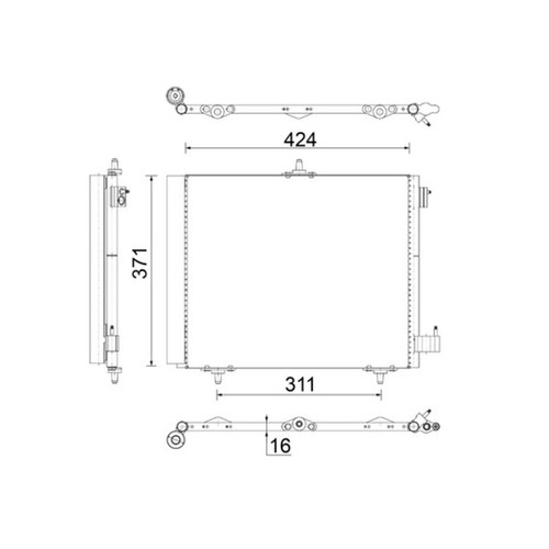 Fits mahle 460 000s - ac,