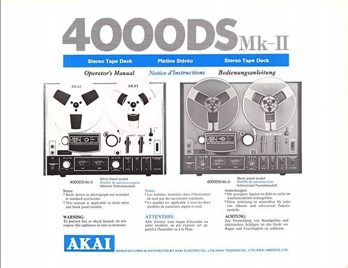 Akai 4000ds reel to - akai,
