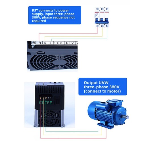 Vfd 4kw 220v - 0.4kw,