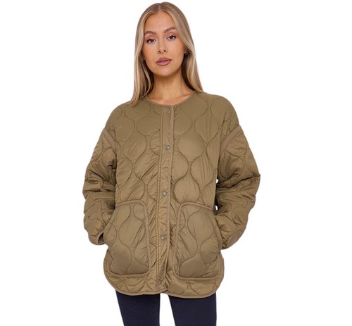 Ladies oversized quilted - oversized,