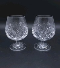 Edinburgh Crystal International Pair of Silhouette Large Brandy Glasses- Boxed