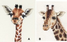 Giraffes full cross stitch - giraffes,