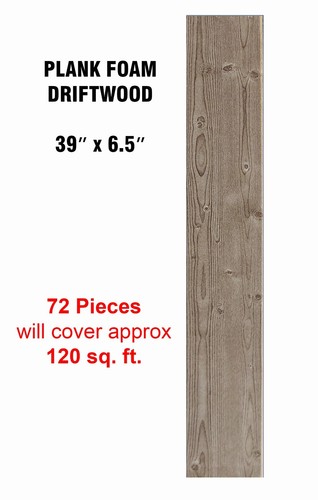 Foam wall ceiling plank - plank,, 39"