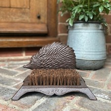 Cast Iron Hedgehog Boot Brush