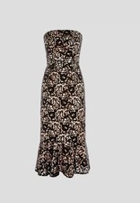 Warehouse Premium Lace Dress Black Size Size 14 Removable Straps