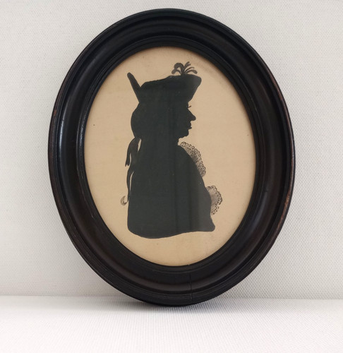 Antique c18th silhouette - antique,
