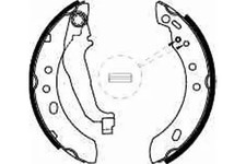 Brake shoes GS8527 TRW for NISSAN MICRA II