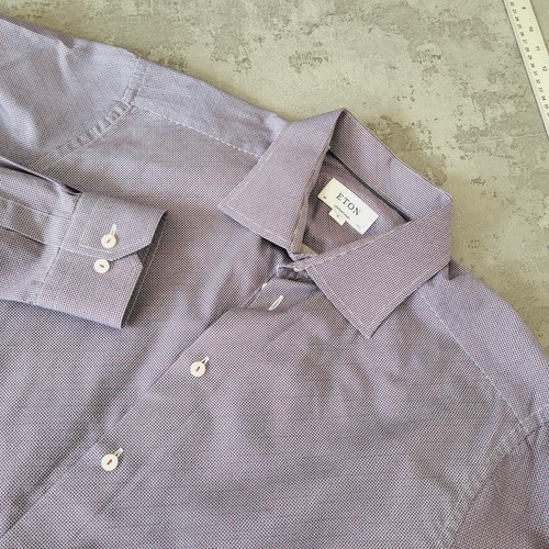 Eton pattern shirt - pattern, mens