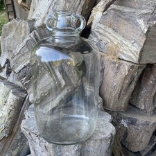 4.5 Litre GLASS MONEY SAVING BOTTLE SWEAR JAR *TAKES £2 COINS 