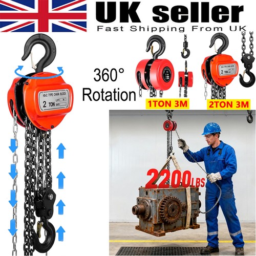 Ton 2000kg chain block - 2,