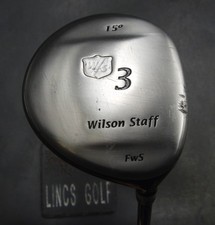 Wilson Staff FWS 15° 3 Wood Stiff Steel Shaft Innovative Grip