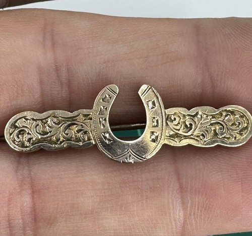 Antique sweetheart brooch - sweetheart,