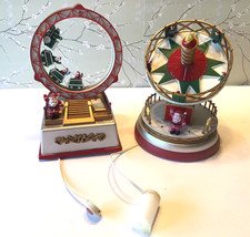 2 Holiday Time Christmas Amusement Rides -Gravity Spin Ride & Roller Coaster