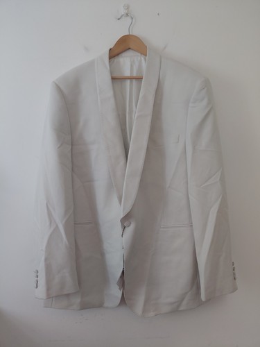 Vintage cream tuxedo blazer - vintage, 48